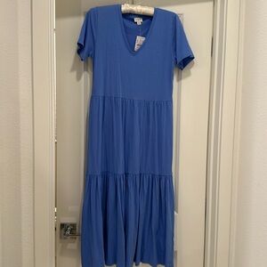 J. Crew light blue t-shirt dress